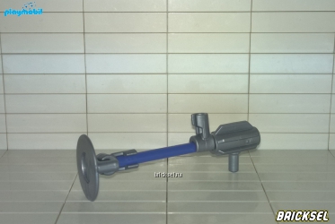 Плеймобил Металлоискатель серый металлик с темно-синей осью, Playmobil