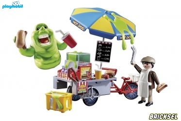 Набор Playmobil 9222pm: Лизун и торговая тележка с хот-догами