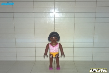 Плеймобил Темнокожая девочка в нижнем белье, Playmobil