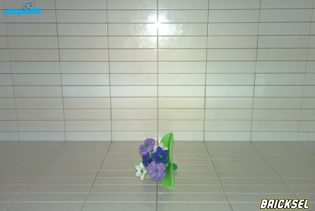 Плеймобил Нежный букет с белыми, сиреневыми и фиолетовыми цветочками, Playmobil