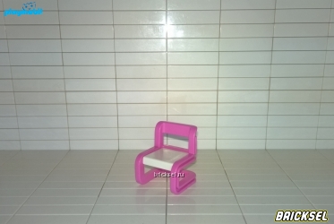 Плеймобил Стульчик детский учебный розовый, Playmobil