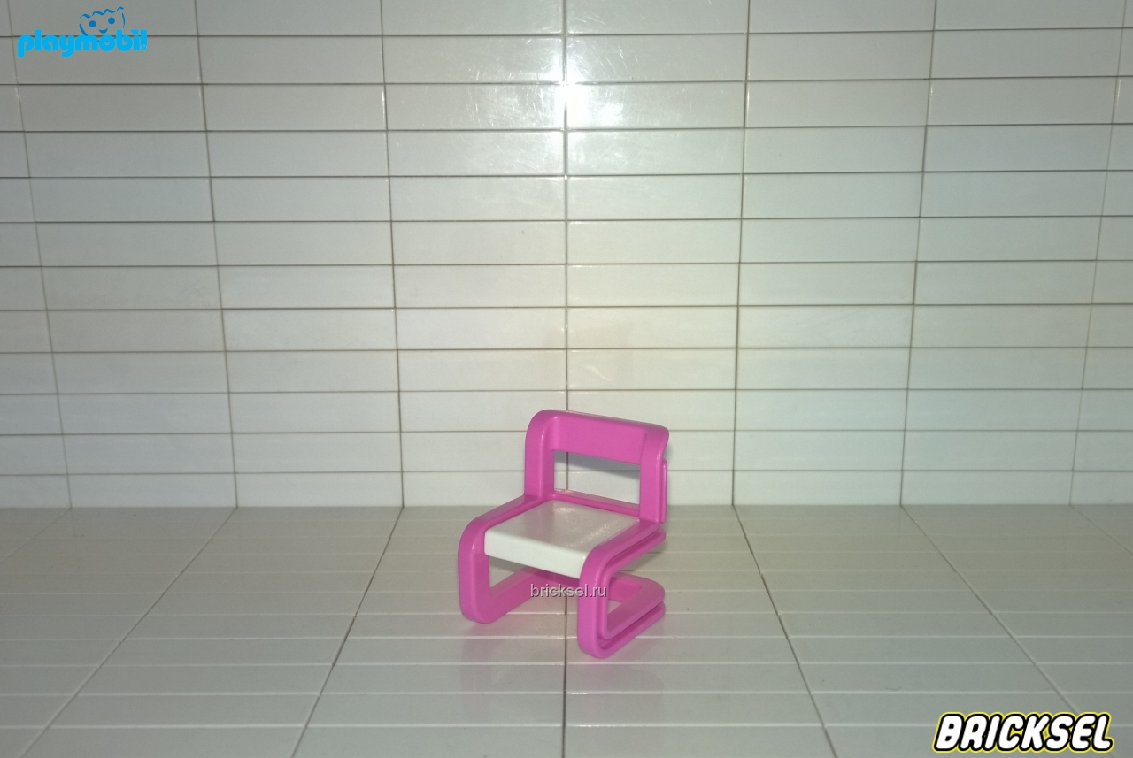 Плеймобил Стульчик детский учебный розовый, Playmobil