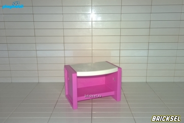 Плеймобил Детский столик-парта розовая, Playmobil
