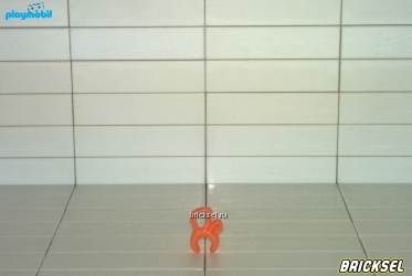 Плеймобил Заколка на полосы, крепление с кольцом оранжевое, Playmobil