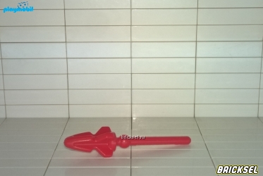 Плеймобил Копьё с крупным наконечником красное, Playmobil
