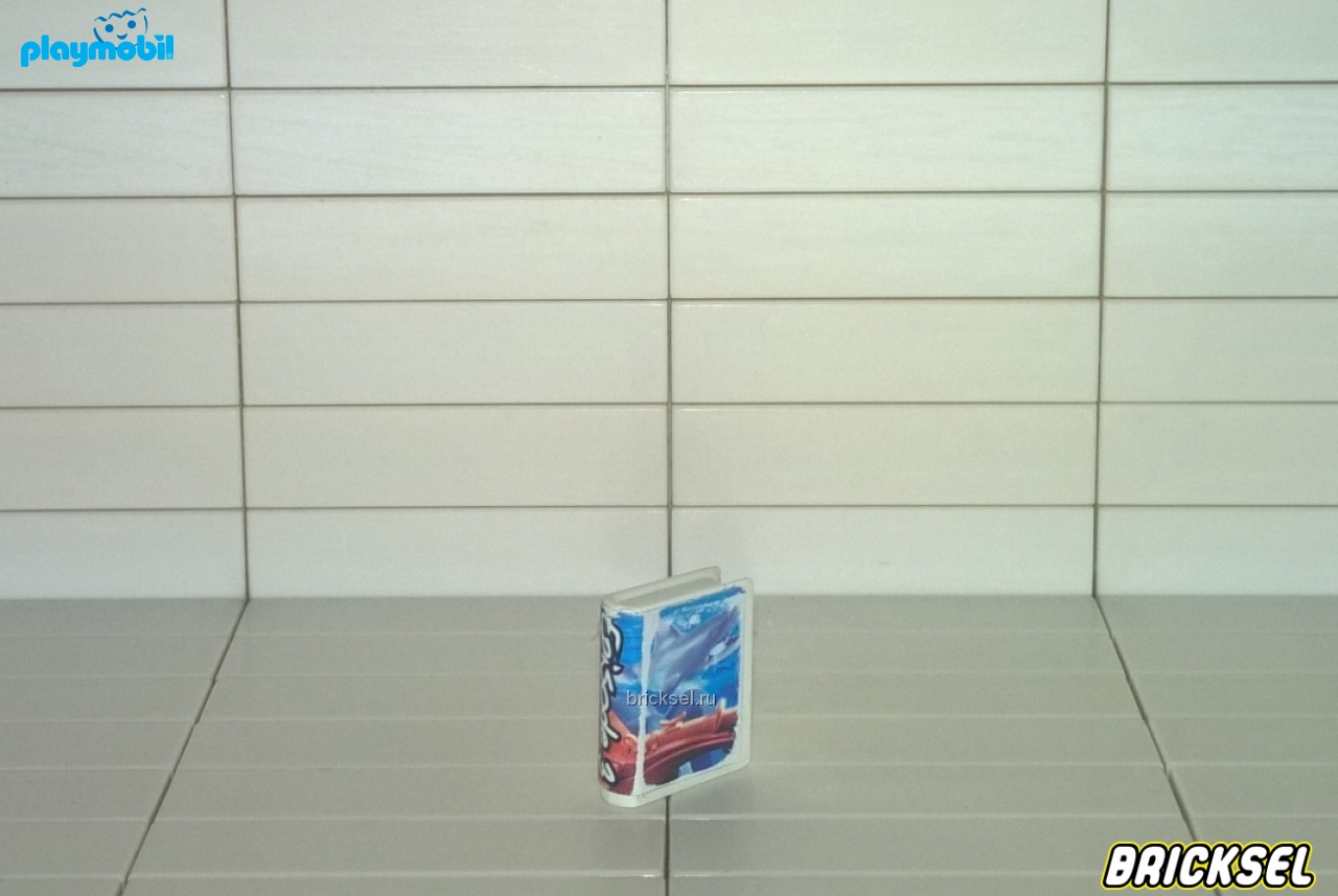 Плеймобил Книга с красно-голубой обложкой и надписью Эпизод 3 на корешке белая, Playmobil