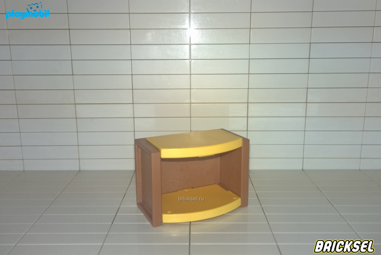 Плеймобил Тумбочка под телевизор коричнево-желтая, Playmobil