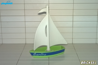 Плеймобил Игрушечная яхта Bonito салатовая, Playmobil