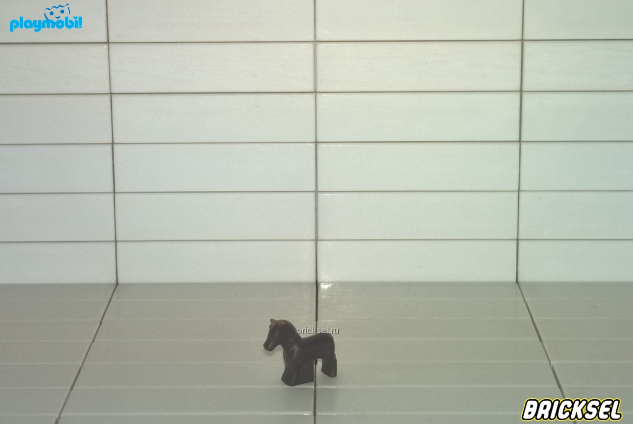 Плеймобил Игрушечная лошадка черная, Playmobil