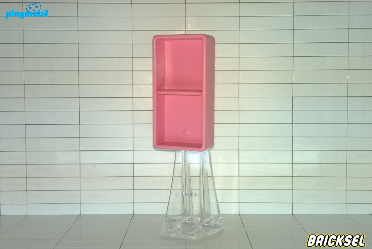 Плеймобил Полка двойная розовая на прозрачной подставке, Playmobil, редкая