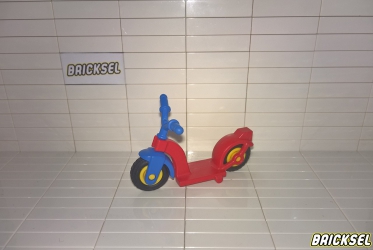 Плеймобил Самокат классический красно-синий, Playmobil, не частый