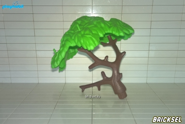 Плеймобил Верхушка дерева малая с большой листвой светло-зеленой, Playmobil, не частая