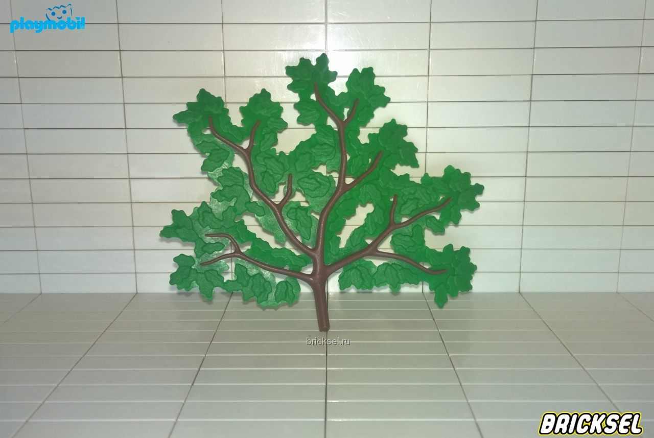 Плеймобил Ветви размашистого дерева большие темно-коричневые с зеленой листвой, Playmobil