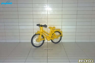 Плеймобил Велосипед взрослый желтый, Playmobil