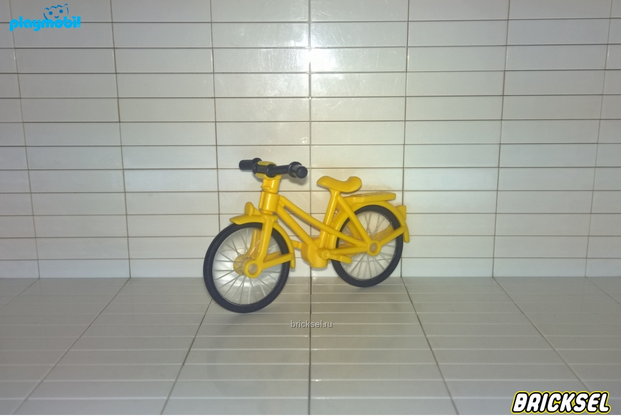 Плеймобил Велосипед взрослый желтый, Playmobil