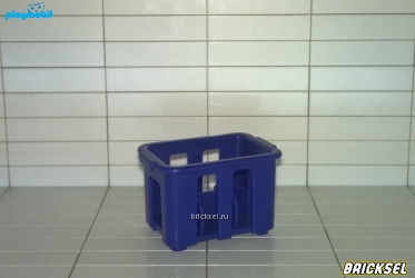 Плеймобил Ящик для стеклотары темно-синий, Playmobil
