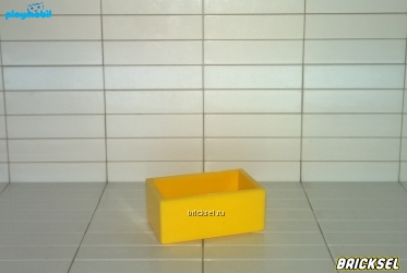 Плеймобил Ящик универсальный средний желтый, Playmobil