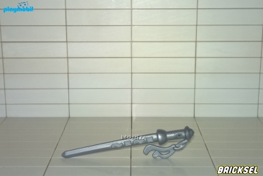 Плеймобил Классический меч с узором на лезвии серебристый металлик, Playmobil