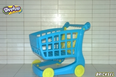 Тележка Shopkins голубая