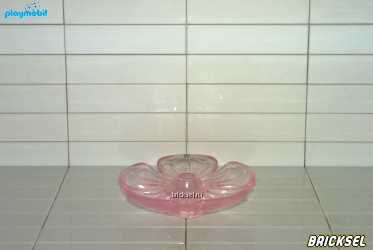 Плеймобил Цветочек большой прозрачный светло-розовый, Playmobil, очень редкий
