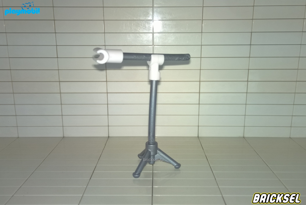 Плеймобил Стойка для микрофона серый металлик, Playmobil