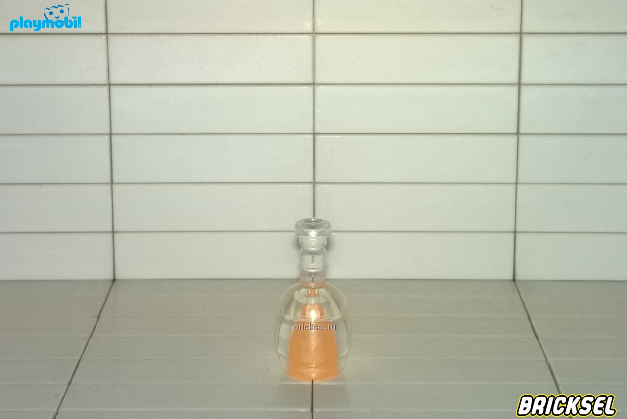 Плеймобил Флакончик прозрачный с ярко-оранжевой жидкостью, Playmobil