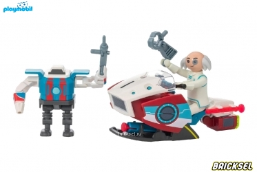 Набор Playmobil 9003pm: Скайджет с доктором Икс и роботом