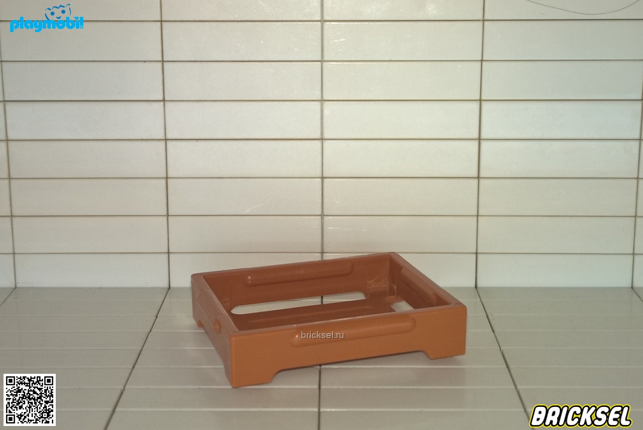 Плеймобил Ящик для фруктов малый коричневый, Playmobil