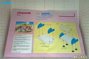 Инструкция к набору Playmobil 9403pm: Продуктовый магазин