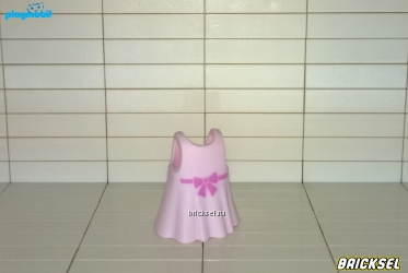 Платье детское с розовым поясом с бантиком