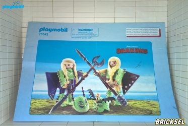 Инструкция к набору Playmobil 70042pm: Забияка и Задирака в летном костюме