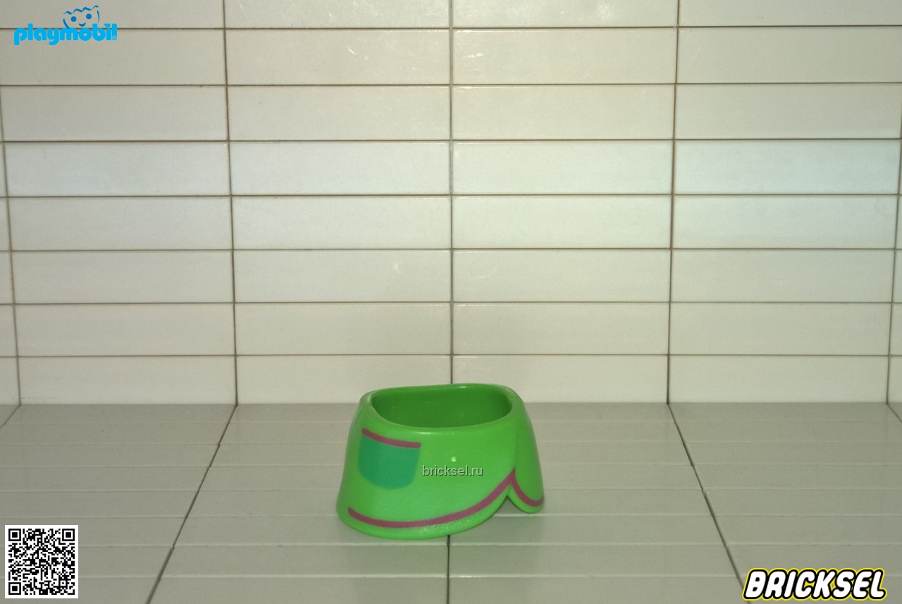 Плеймобил Юбка короткая с зеленым карманом салатовая, Playmobil