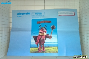 Инструкция к набору Playmobil 70043pm: Сморкала в летном костюме