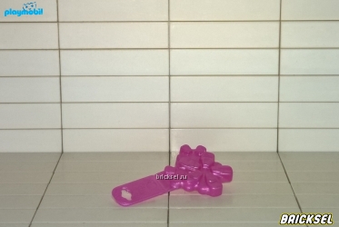 Плеймобил Заколка с цветами фиалки перламутрово-малиновая, Playmobil