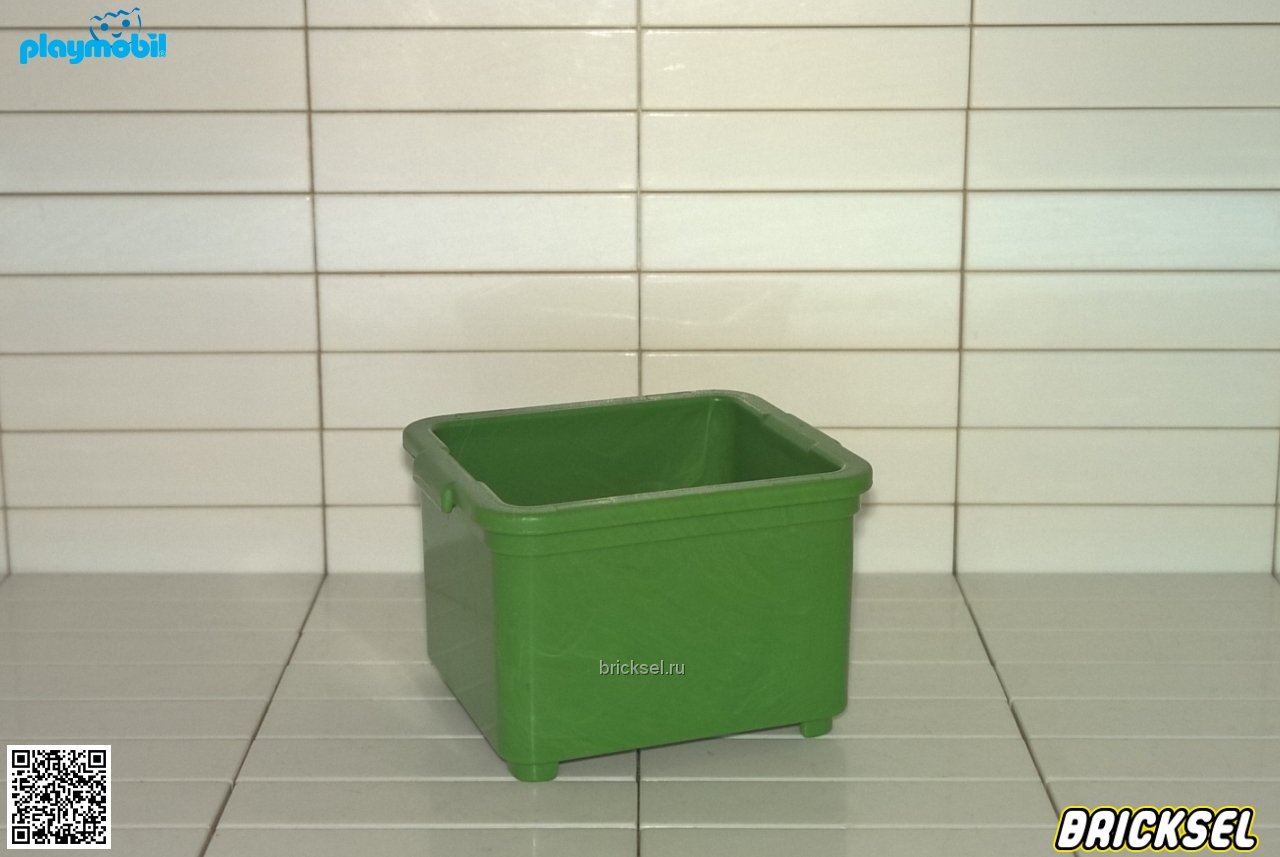 Плеймобил Ящик универсальный большой оливково-зеленый, Playmobil