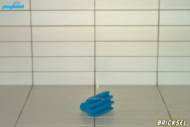 Плеймобил Расческа щетка с полосами зубьями бирюзовая, Playmobil