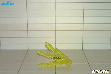 Плеймобил Молния тройная прозрачноо-желтая, Playmobil
