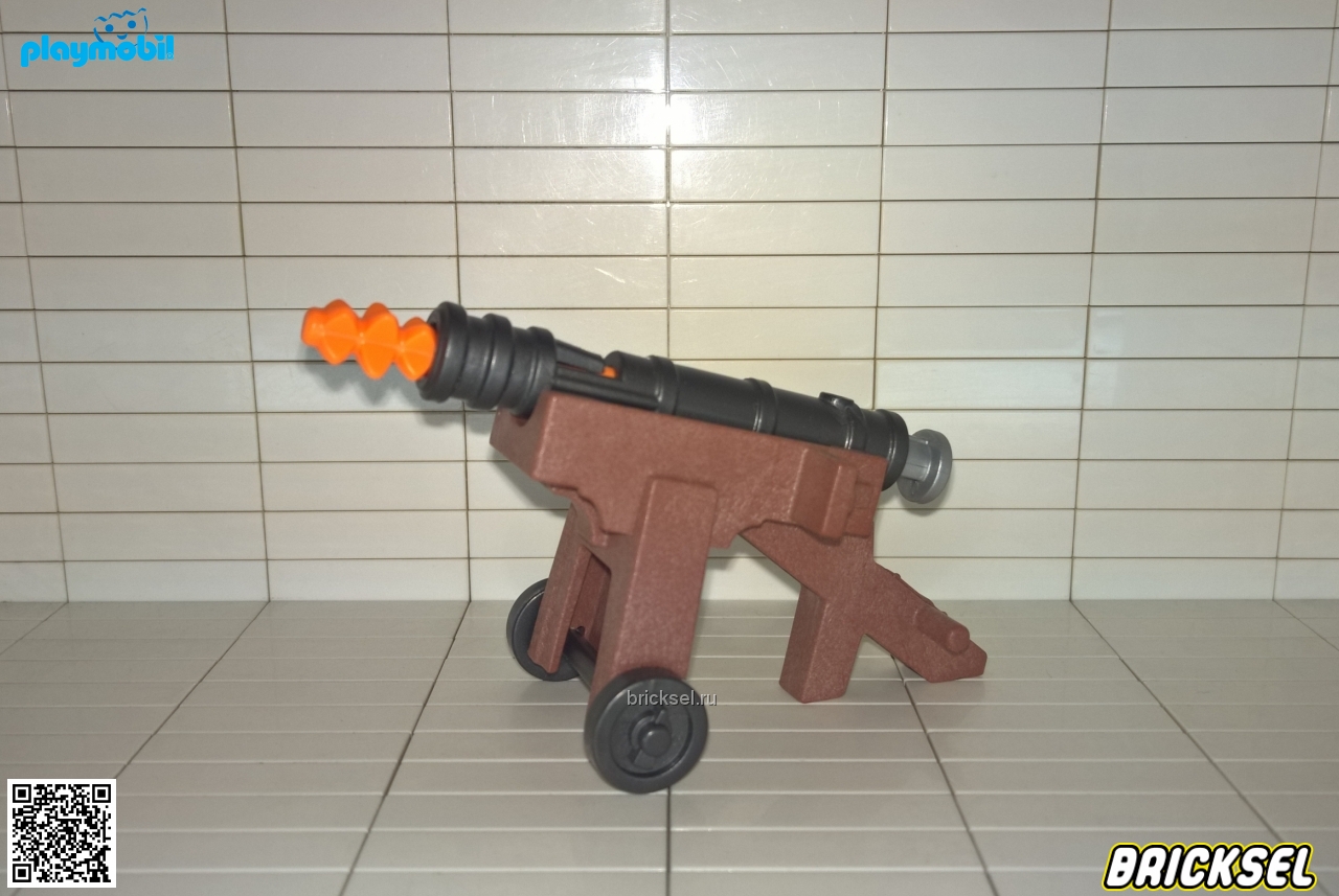 Плеймобил Пушка на лафете с колесами, Playmobil