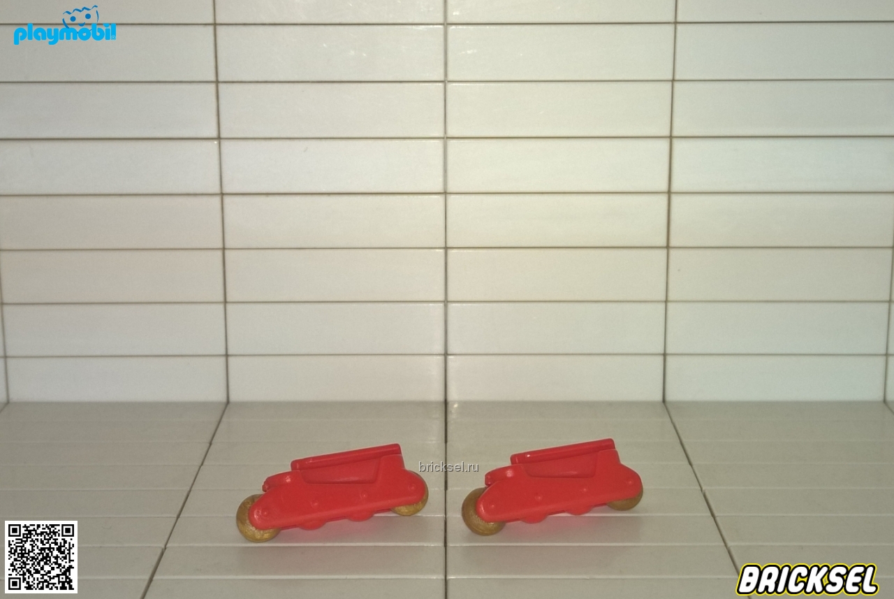 Плеймобил Роликовые коньки красные, Playmobil