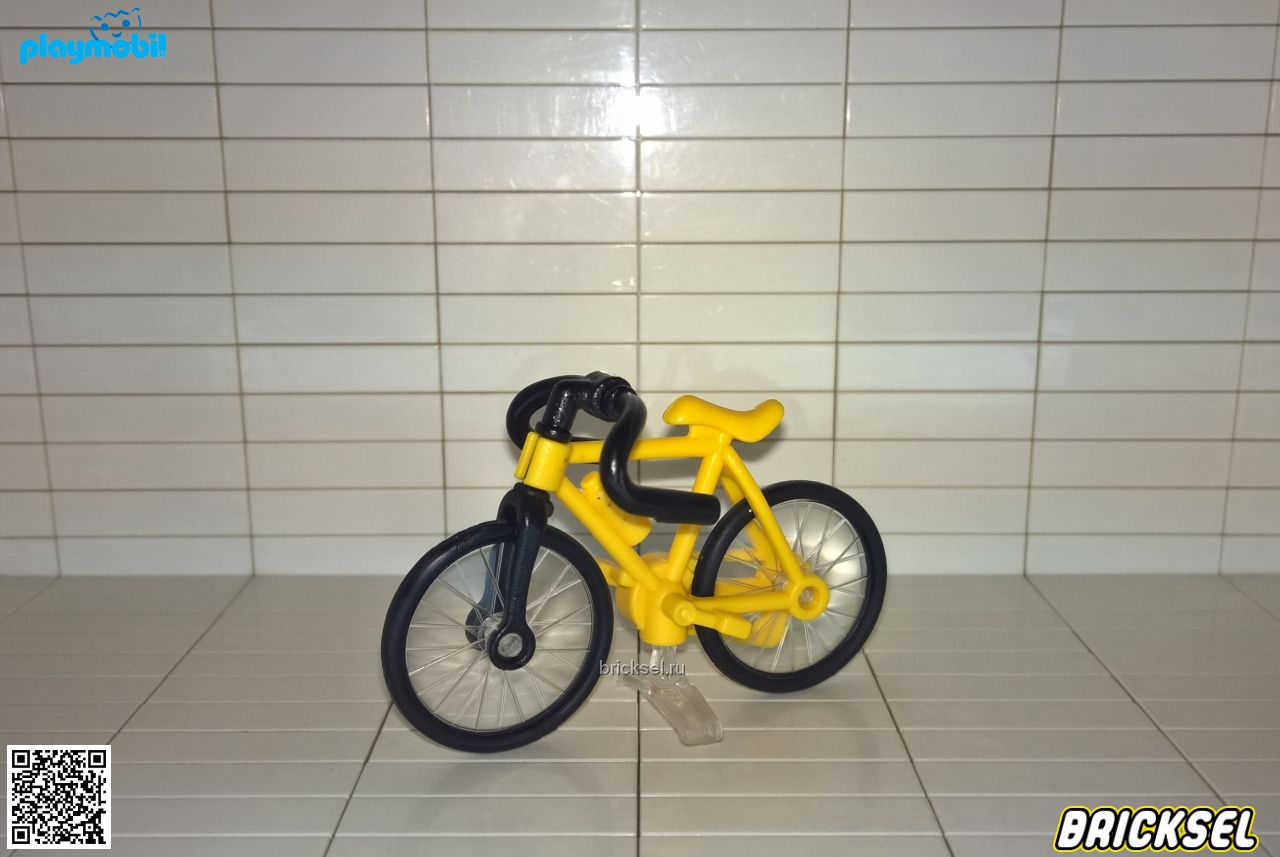 Плеймобил Гоночный велосипед желтый, Playmobil