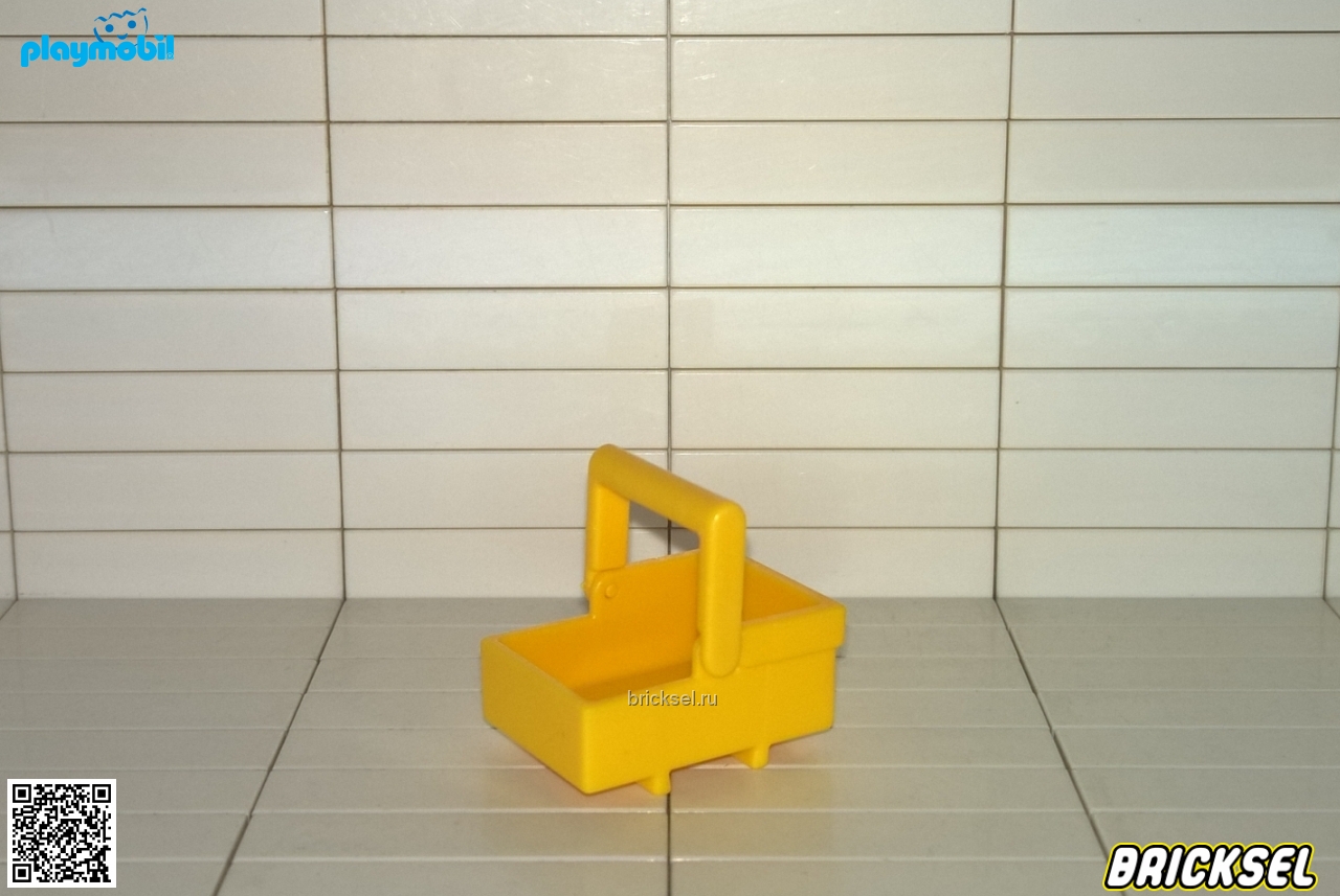 Плеймобил Ящик с ручкой для канцелярии желтый, Playmobil