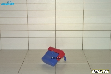 Плеймобил Портфель с красной крышкой (внутрь ложится книга) синий, Playmobil