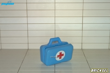 Плеймобил Медицинский чемоданчик голубой, Playmobil
