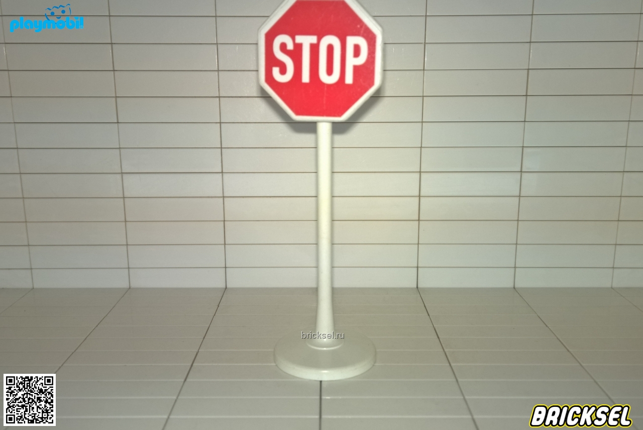 Плеймобил Дорожный знак STOP, Playmobil
