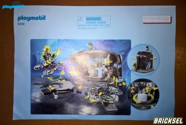Инструкция к набору Playmobil 9250pm: Командный пункт доктора Дрона Источник
