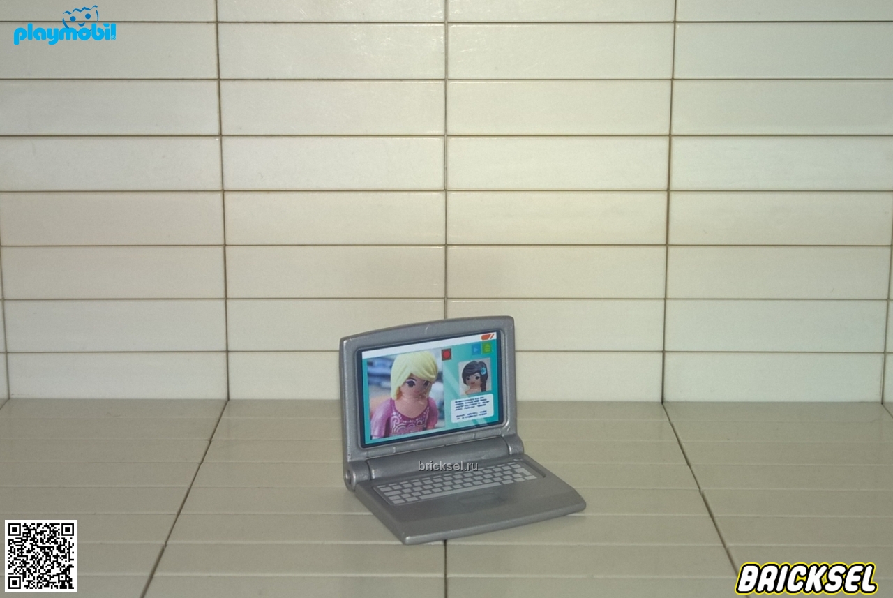 Плеймобил Ноутбук с видеочатом на экране, Playmobil