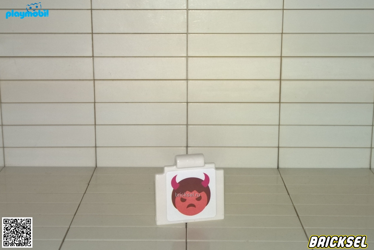 Плеймобил Табличка злой эмоджи с рожками, Playmobil