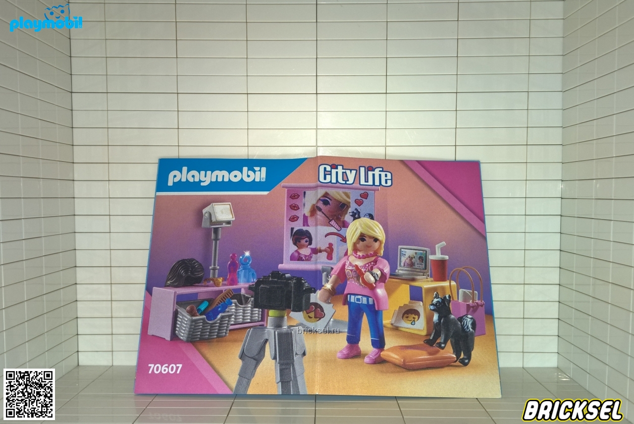 Плеймобил Инструкция к набору Playmobil 70607pm: Звезда соц. сетей, Playmobil