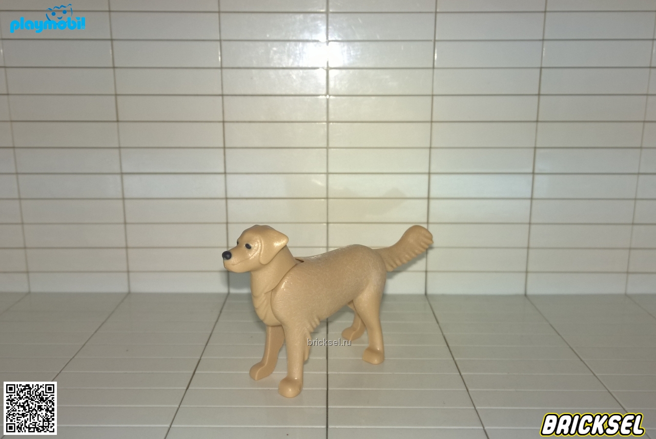 Плеймобил Собака средняя бежевая, Playmobil