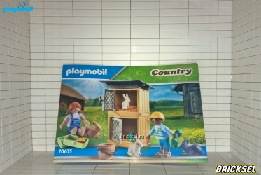 Инструкция к набору Playmobil 70675pm: Кормление кролика